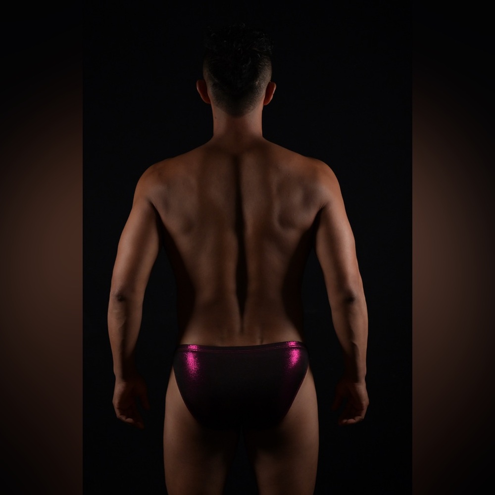Shimmering Pink Bikini Bottom - Picture 7 of 8